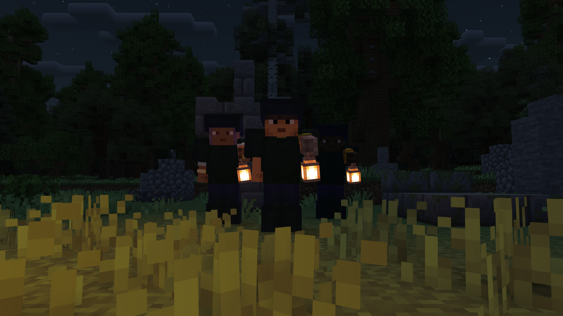 A Traitor wearing their cloak and carrying their lantern