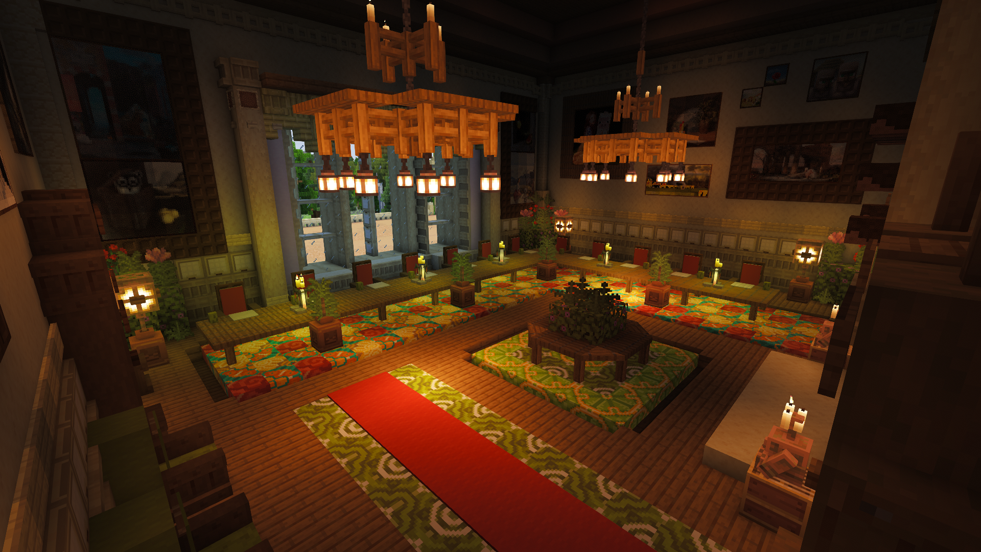 The breakfast room