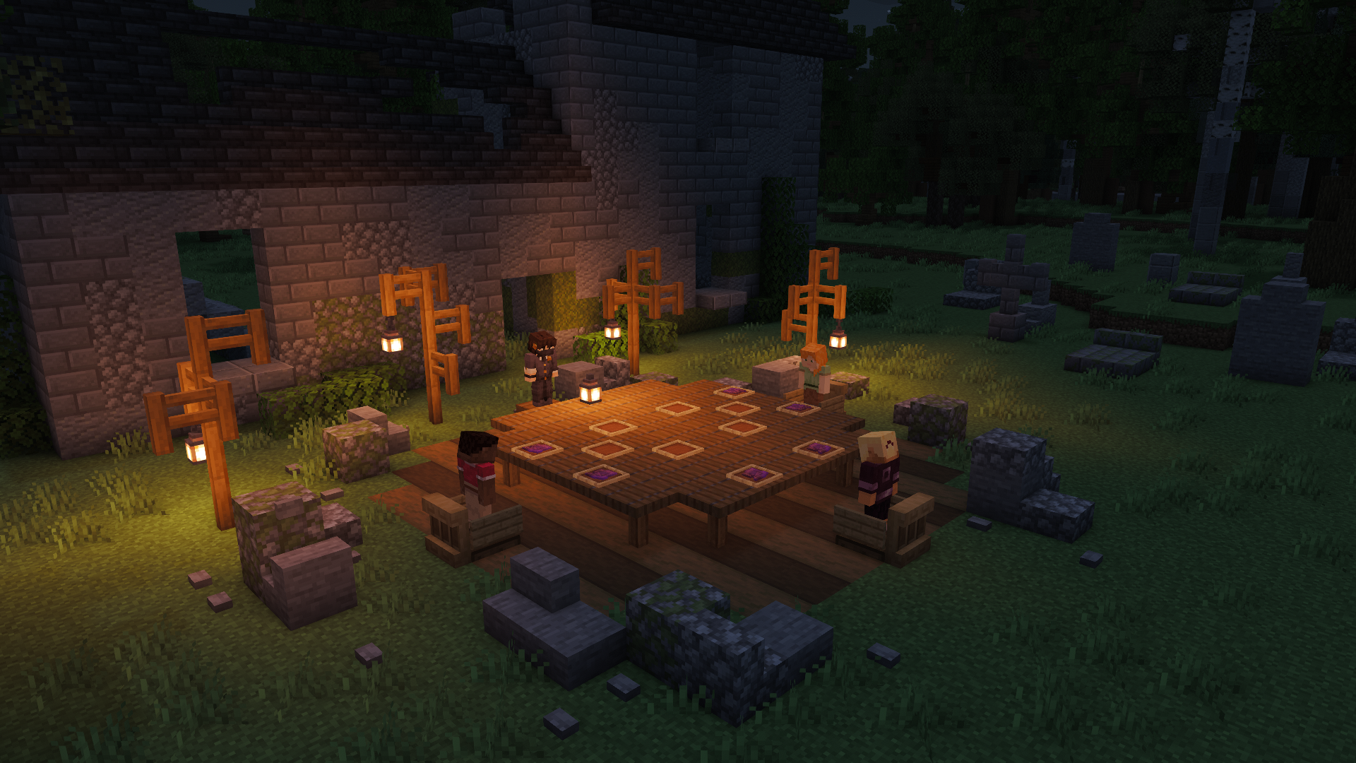 The cemetery