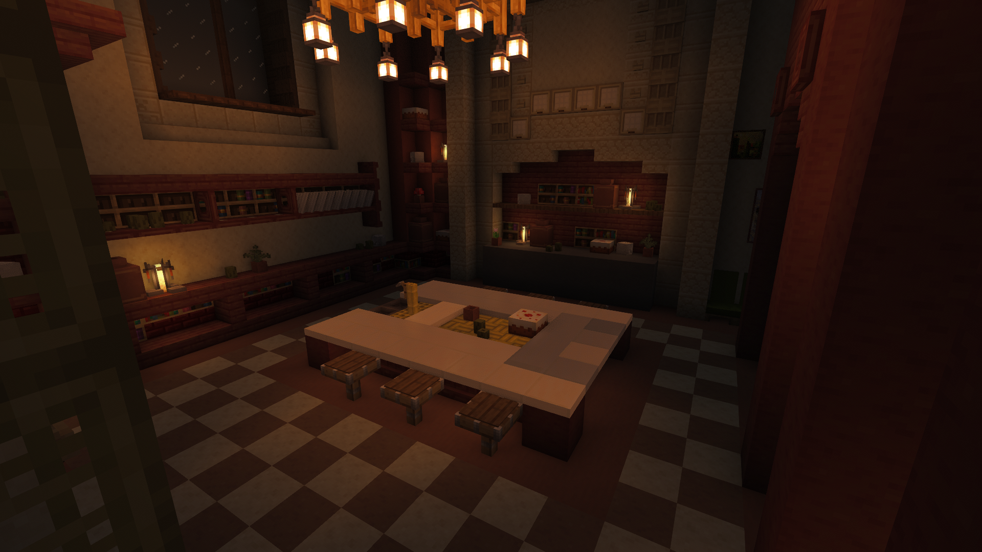 The castle kitchen