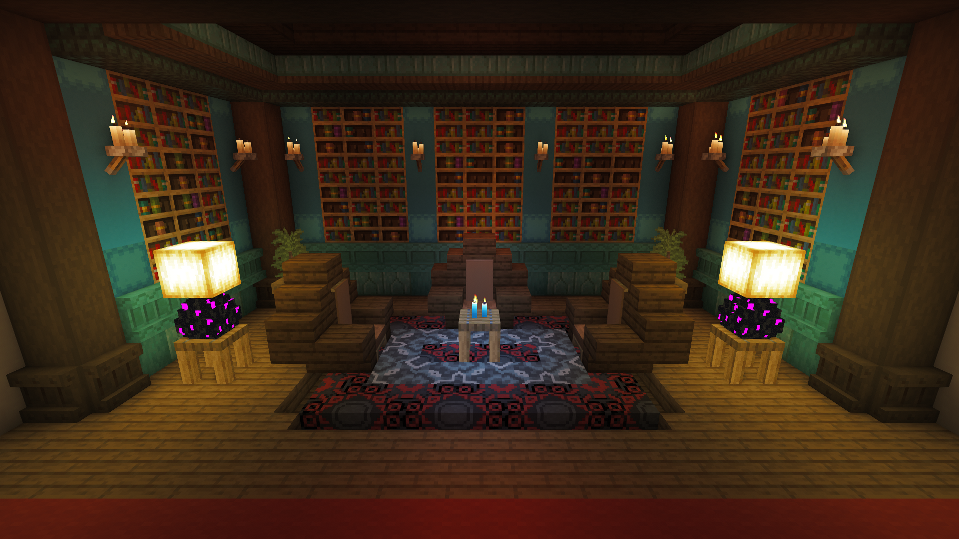 The castle library